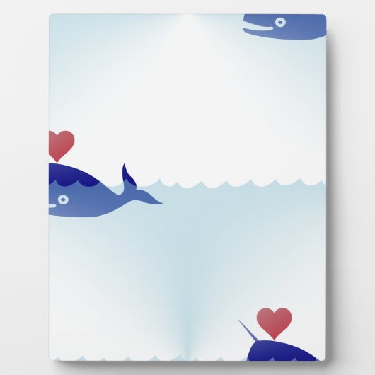 kawaii narwhal fotoplaat (Voorkant)