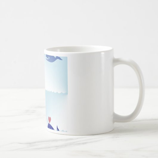 kawaii narwhal koffiemok (Rechts)