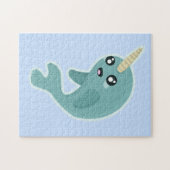 Kawaii Narwhal Legpuzzel (Horizontaal)