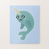 Kawaii Narwhal Legpuzzel (Verticaal)