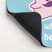 Kawaii Narwhal met Mustache Muismat (Hoek)