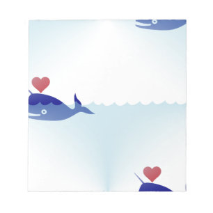 kawaii narwhal notitieblok