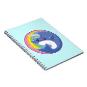 Kawaii Narwhal Notitieboek (Rechterzijde)