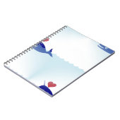 kawaii narwhal notitieboek (Linkerzijde)