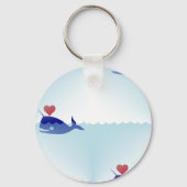 kawaii narwhal sleutelhanger (Voorkant)