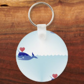 kawaii narwhal sleutelhanger (Voorkant)