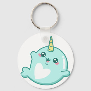 Kawaii Narwhal Sleutelhanger