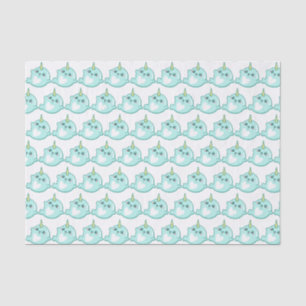 Kawaii Narwhal Tissuepapier