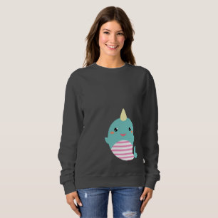 Kawaii Narwhal Trui