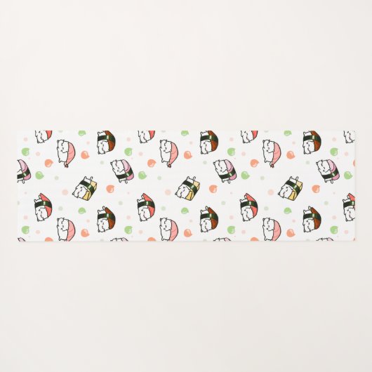 Kawaii Neko Nigiri Yogamat (Achterkant (horizontaal))