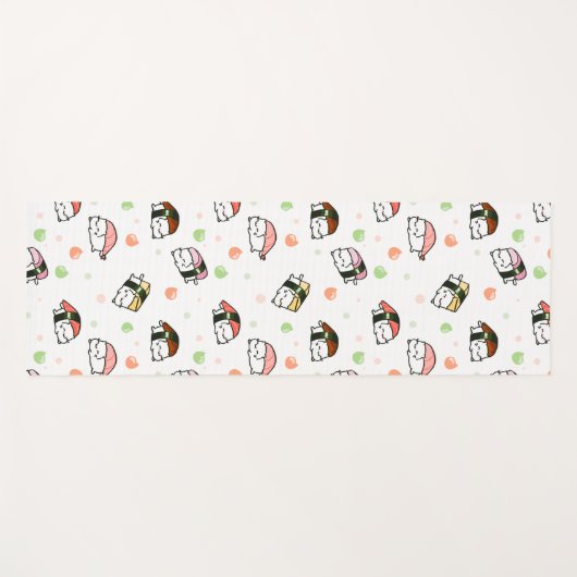 Kawaii Neko Nigiri Yogamat (Voorkant (horizontaal))