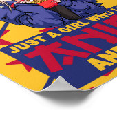 Kawaii Neko Ramen Lover - Japanse noodle Anime Poster (Hoek)