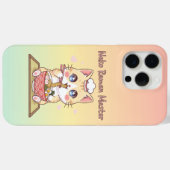 Kawaii Neko Ramen Master Schattige Kat Voedsel Che Case-Mate iPhone Case (Achterkant (horizontaal))