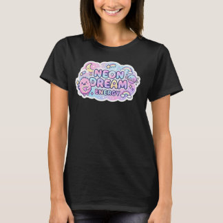 Kawaii Neon Droom Energie - Pastel Esthetiek T-shirt