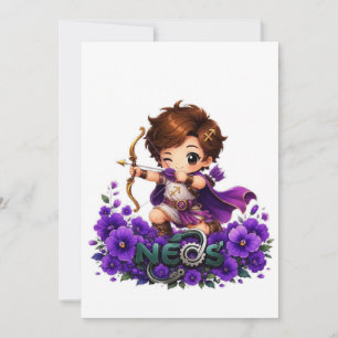 Kawaii Neos Zodiac Boogschutter Kaart