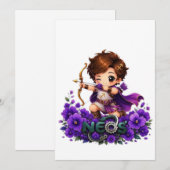 Kawaii Neos Zodiac Boogschutter Kaart (Voorkant / Achterkant)
