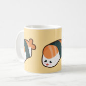 Kawaii nigiri Salmon Koffiemok (Voorkant links)
