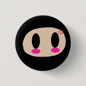 Kawaii Ninja Face Button (Voorkant)