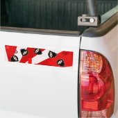 Kawaii Ninja Flipz Bumpersticker (Op Truck)