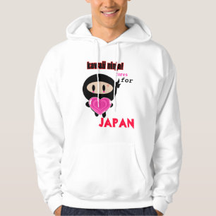 Kawaii Ninja geeft om Japan Hoodie