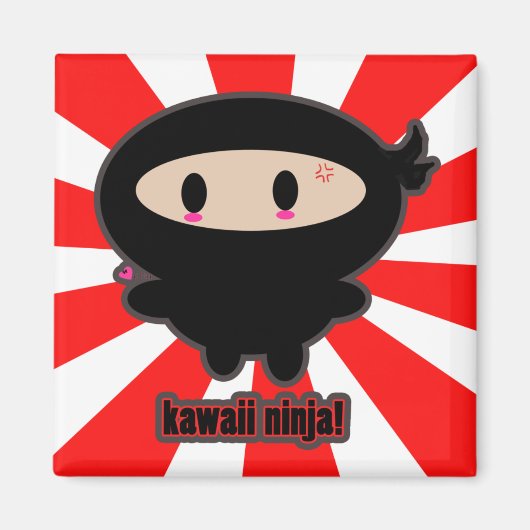 Kawaii Ninja Magnet (Voorkant)