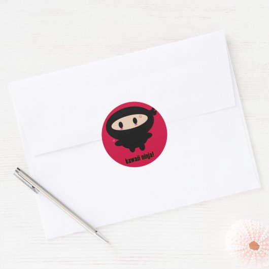 Kawaii Ninja Sticker (Envelop)