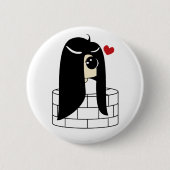Kawaii no Sadako Ronde Button 5,7 Cm (Voorkant)