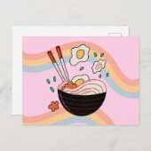 Kawaii Noodles Briefkaart (Voorkant / Achterkant)
