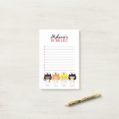 kawaii NURSE SWEETIES om lijst te doen Post-it® Notes (Op bureau)