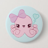 Kawaii Octopus Button (Voorkant)
