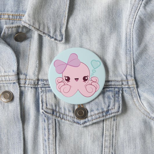Kawaii Octopus Button (In situ)