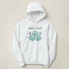 Kawaii Octopus Coffee Sweatshirt Caffin Loop Cute