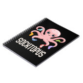 Kawaii Octopus Cute Kraken Zee Dierenvriend Notitieboek (Linkerzijde)