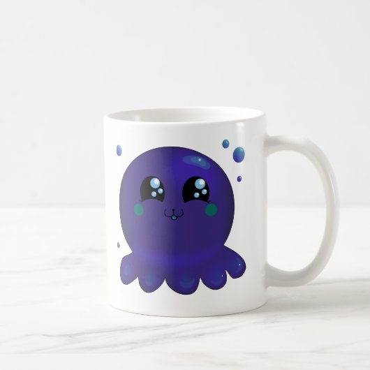 Kawaii Octopus Koffiemok (Rechts)