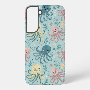 kawaii-octopuspatroon samsung galaxy hoesje