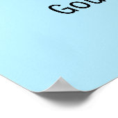 Kawaii Oktoberfest Bratwurst Poster (Hoek)