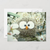 Kawaii Oliver the Owl Briefkaart (Voorkant / Achterkant)