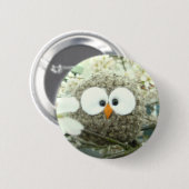 Kawaii Oliver the Owl Ronde Button 5,7 Cm (Voorkant /achterkant)