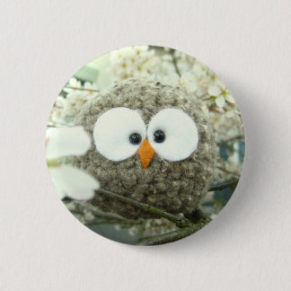 Kawaii Oliver the Owl Ronde Button 5,7 Cm