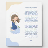 Kawaii Onbevlekt Ontvangenisgebed Fotoplaat (Voorkant)