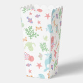 Kawaii Onder het Baby shower Zee Neutrale pasta Bedankdoosjes (Achterkant)