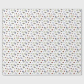 Kawaii onder het Zee Baby shower Neutraal Cadeaupapier (Vlak)