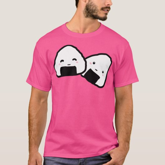 Kawaii Onigiri Duo T-shirt (Voorkant)