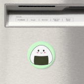 Kawaii "Onigiri" Rice Ball Magneet (Insitu (Vaatwasser))