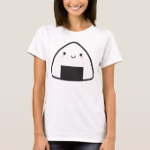 Kawaii Onigiri Rice Ball T-shirt (Voorkant)