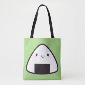 Kawaii Onigiri Rice Ball Tote Bag (Voorkant)