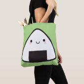 Kawaii Onigiri Rice Ball Tote Bag (Dichtbij)