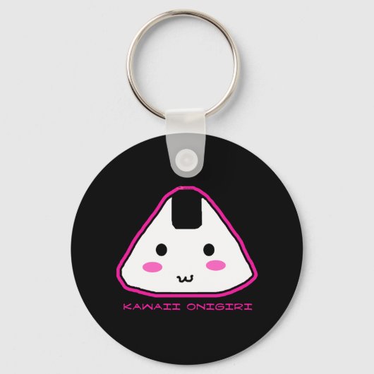 Kawaii Onigiri Sleutelhanger (Voorkant)