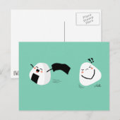 Kawaii Onigiri Theft Briefkaart (Voorkant / Achterkant)
