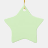 Kawaii Onion Keramisch Ornament (Achterkant)